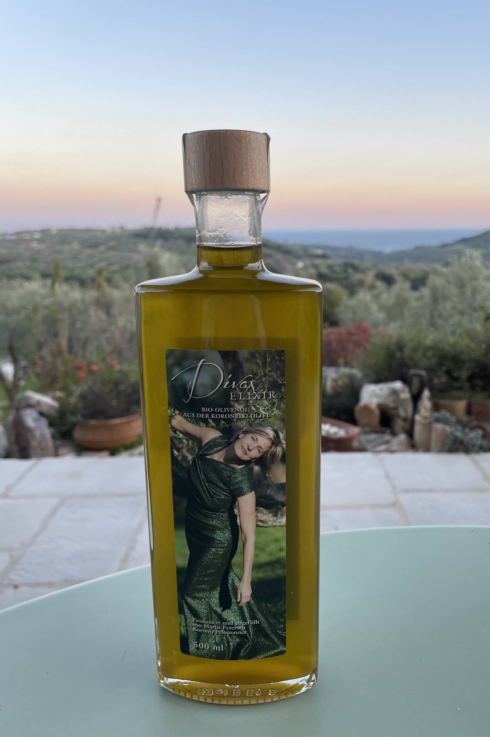Diva´s Elixir 500 ml Bio-Olivenöl aus Koroni